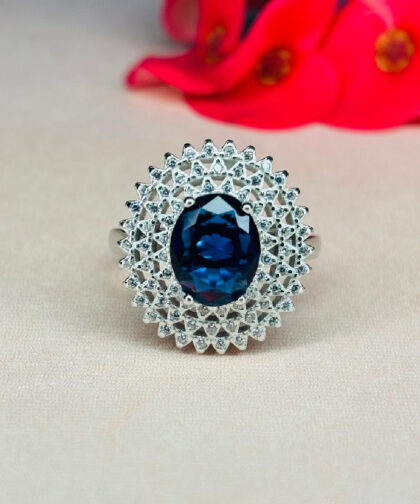 Deep Sea Sapphire Ring